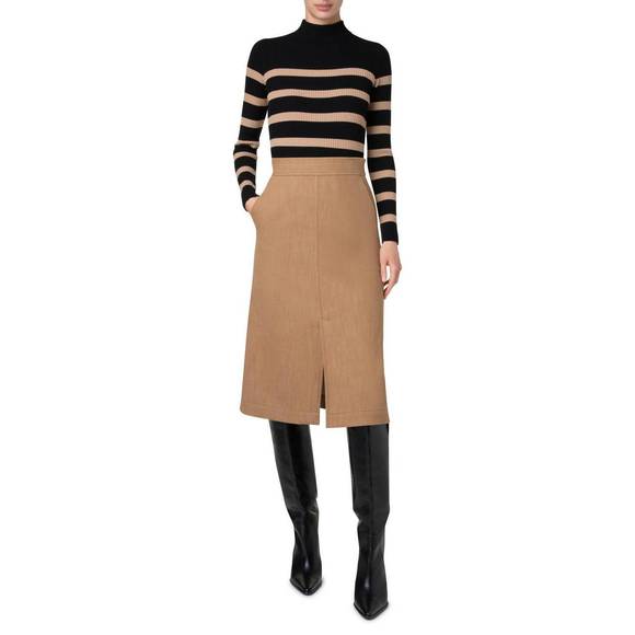 NEW AKRIS PUNTO camel skirt in camel - Picture 1 of 2